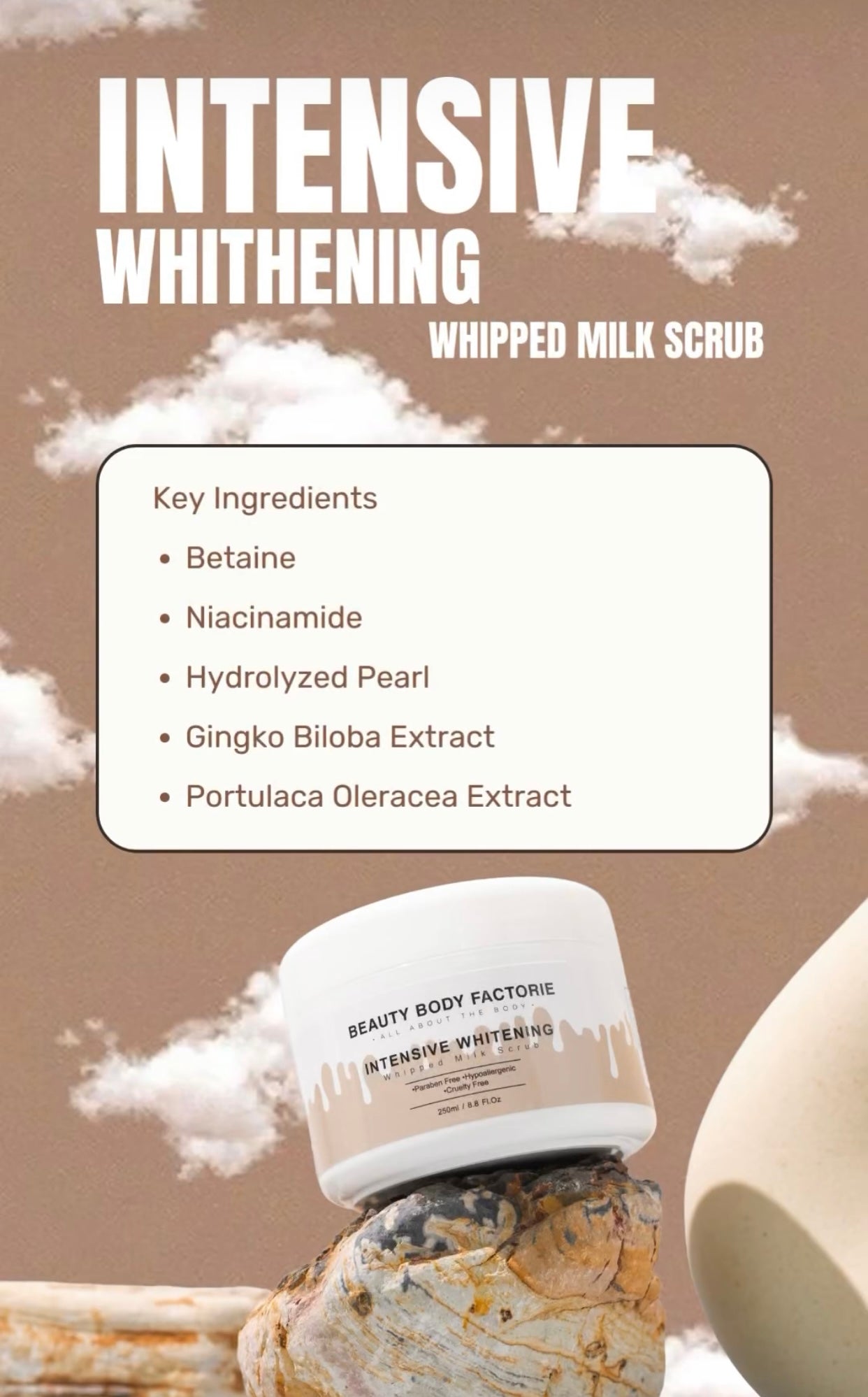 Whitening Whipped Milk Scrub
